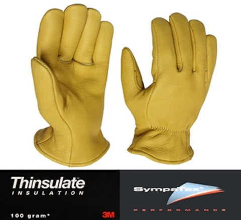 Superior Elkskin Leather Glove Lined with Thinsulate™ & Sympatex® - Cowboy Hats and More
