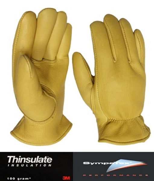 100 gram thinsulate leather gloves discount