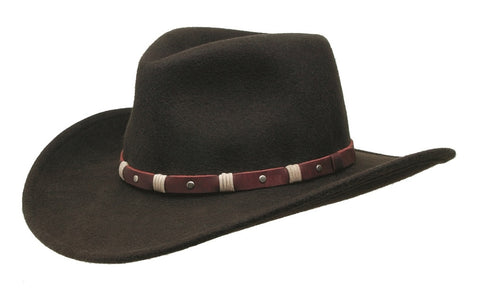Black Creek Crushable Wool Brisbane Outback Hat - Cowboy Hats and More