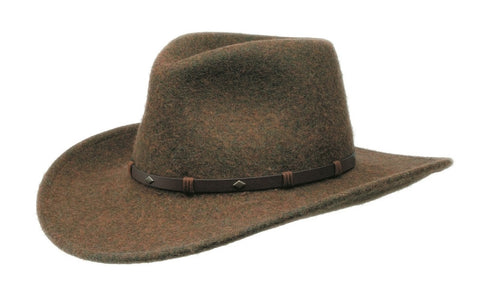Black Creek Crushable Wool Cattleman Heritage Fedora - Cowboy Hats and More