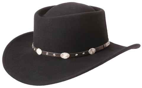 The Gambler -- Crushable Wool Western Hat by Silverado - Cowboy Hats and More