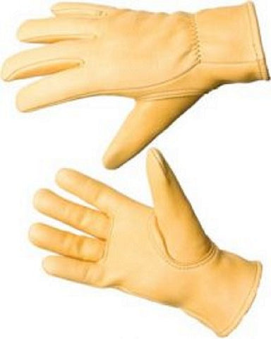 Keystone Deerskin Leather Gloves -- Foam Lined - Cowboy Hats and More
