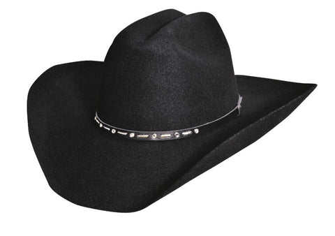 Black Gem Wool Cowboy Hat - Cowboy Hats and More
