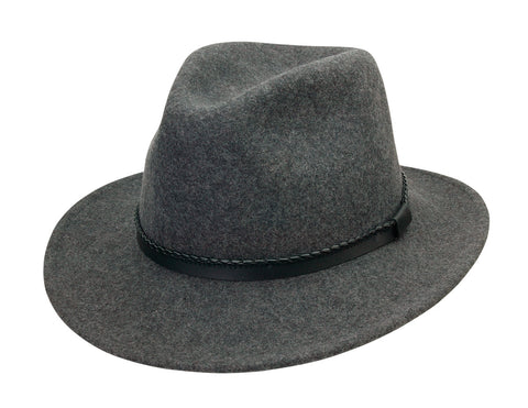 Black Creek Crushable Wool Heritage Fedora - Cowboy Hats and More
 - 2